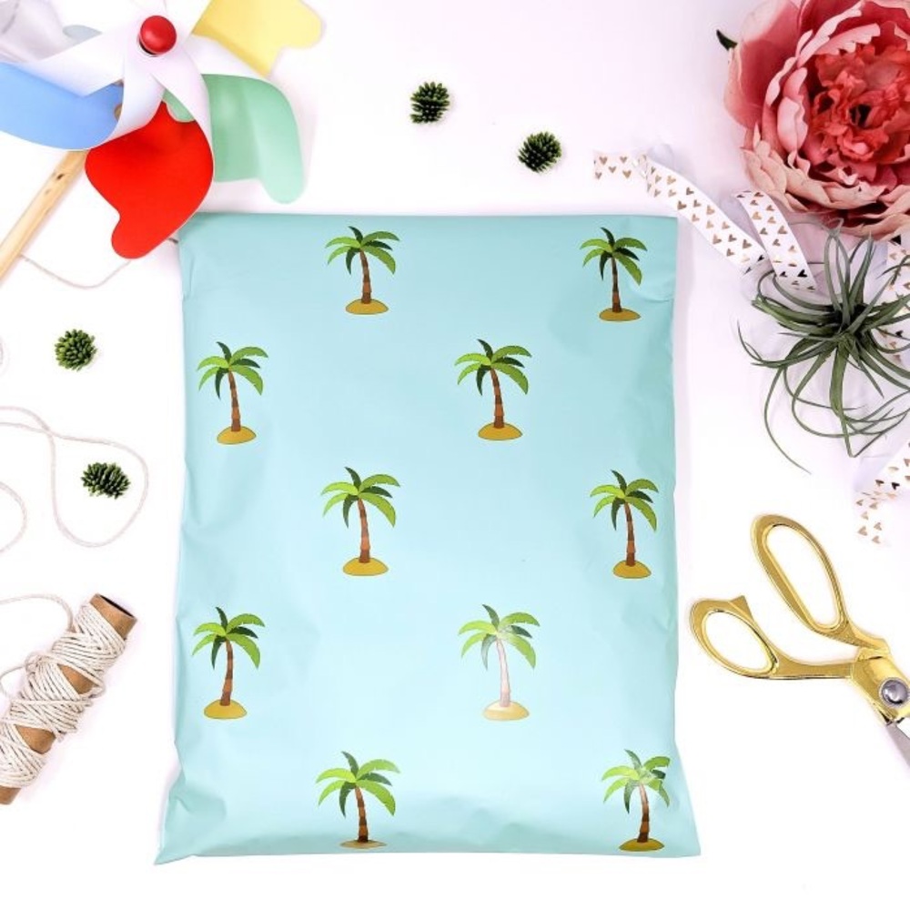 Palm Tree 🌴 10x13 Poly Mailers Pack of 25 - Picture 4 of 5